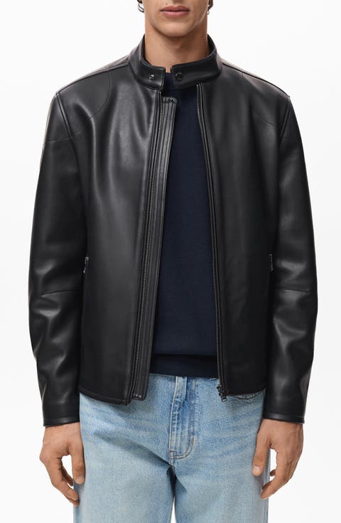 Men's Leather & Faux Leather Jackets | Nordstrom