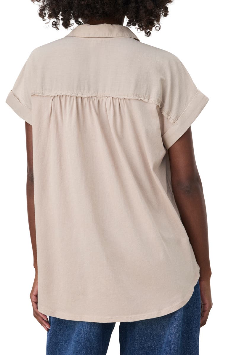 Splendid Paige Button-Up Shirt, Alternate, color, Fawn