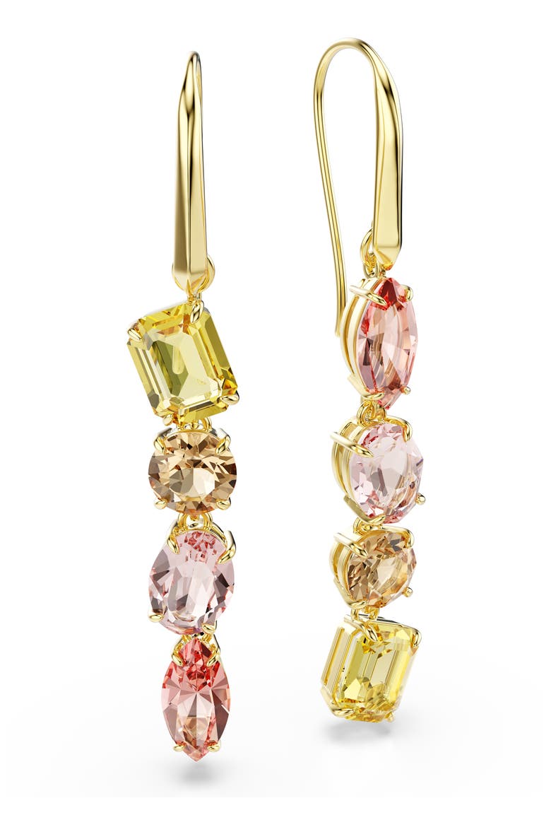 Gema Mismatched Drop Earrings, Alternate, color, GOLD/ MULTI