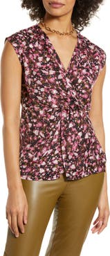 Halogen® Twist Front Top