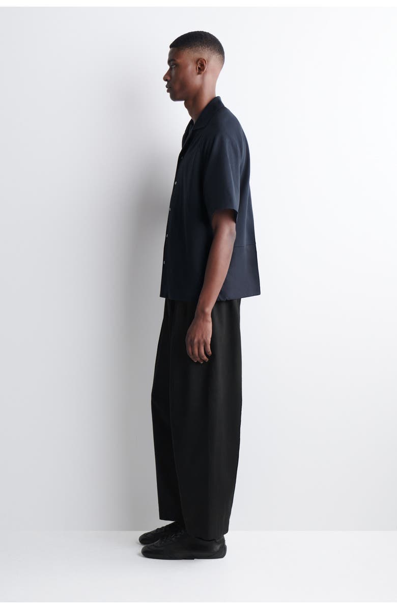 COS Panelled Utility Shirt, Alternate, color, Navy