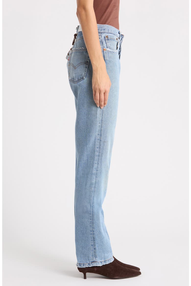 Mica High Waist Wide Leg Jeans, Alternate, color, INDIGO