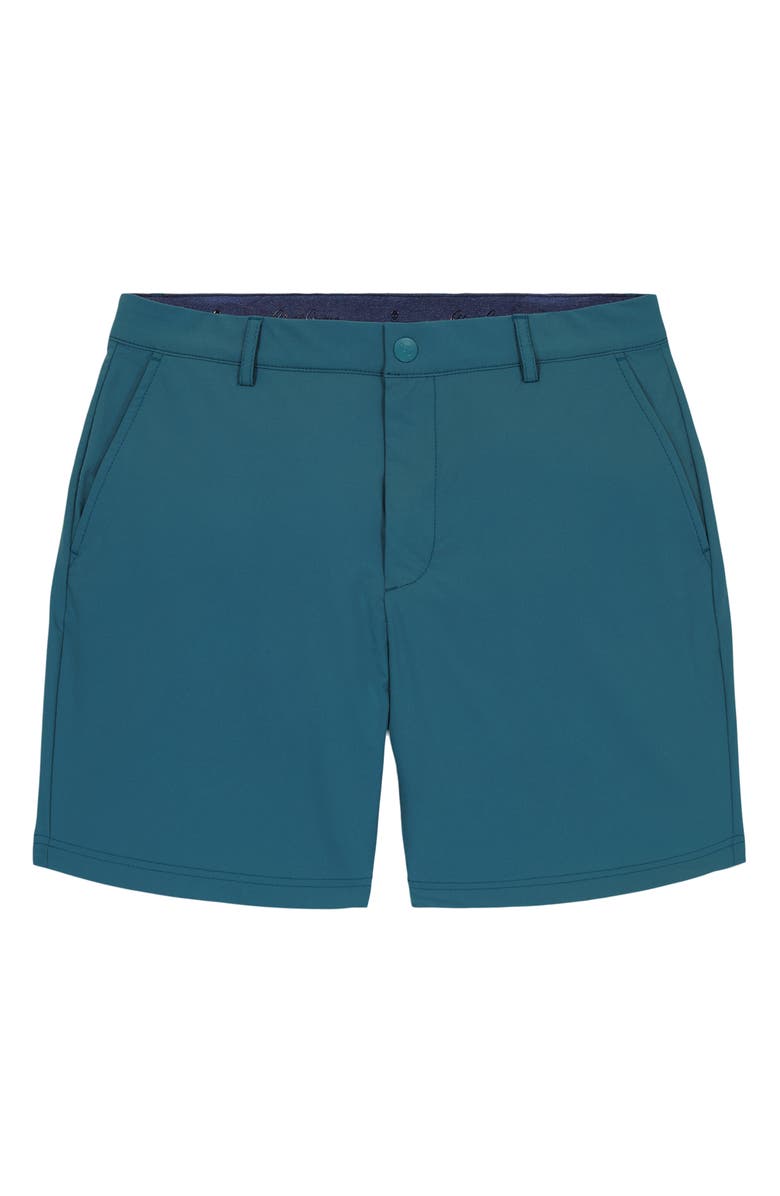 Robert Graham Aster Performance Golf Shorts, Alternate, color, Mediterranean