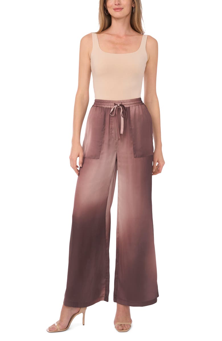 1.STATE Drawstring Waist Wide Leg Pants, Alternate, color, Sugar Almond