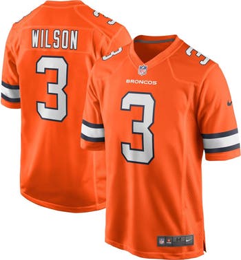 Nike Men's Nike Russell Wilson Orange Denver Broncos Alternate