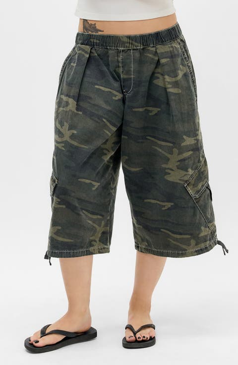 Dallas Camo Crop Wide Leg Pants