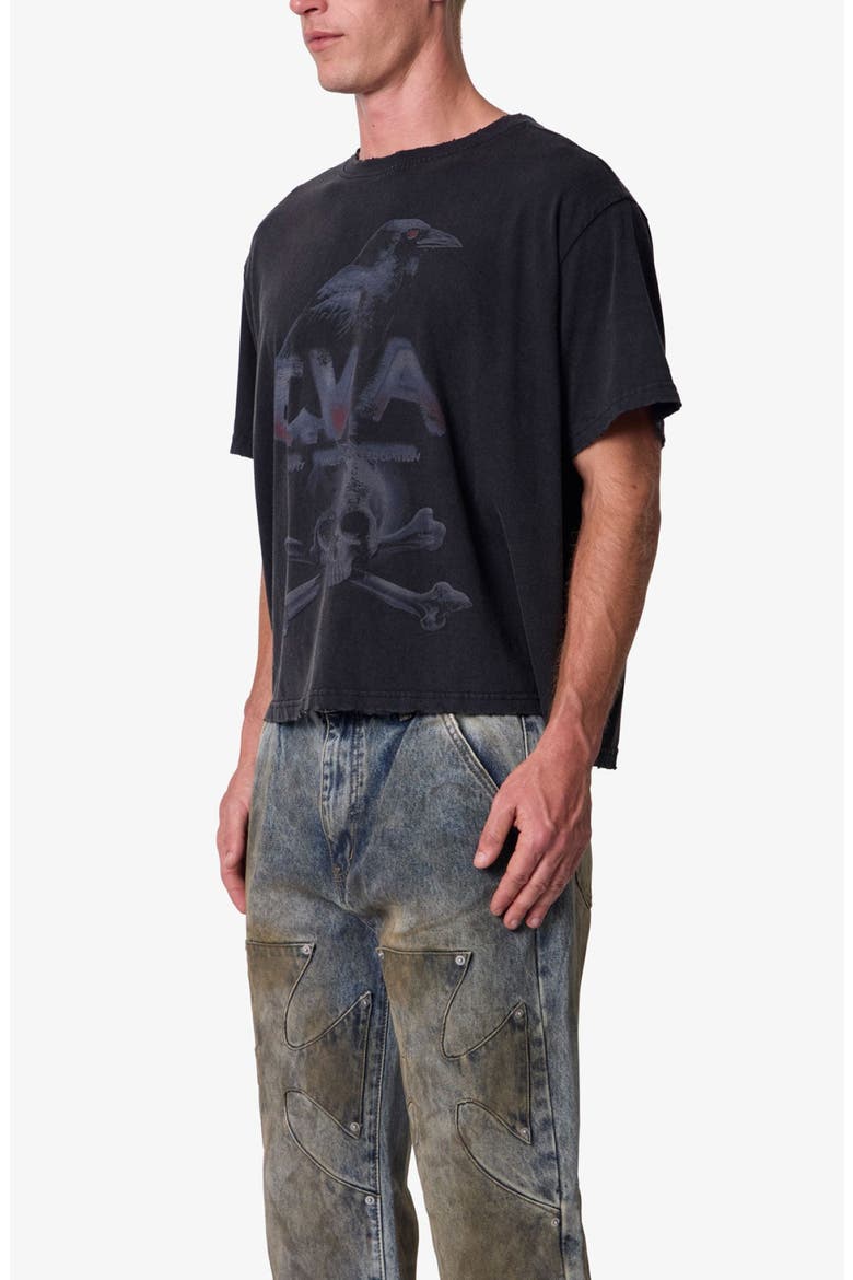 Eva Cotton Graphic T-Shirt, Alternate, color, WASHED BLACK