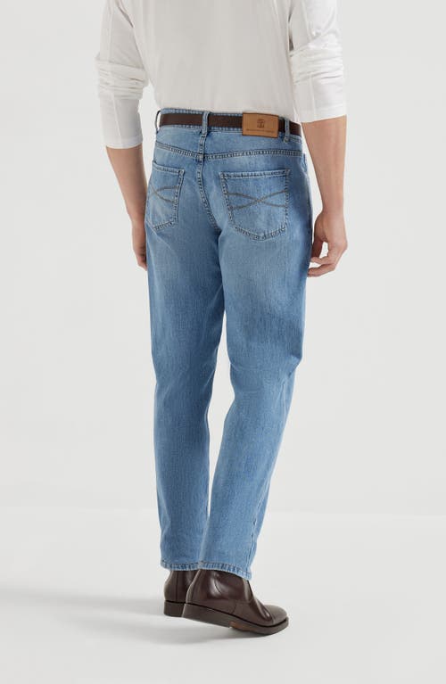 Brunello Cucinelli Traditional Straight-fit Jeans In Blue