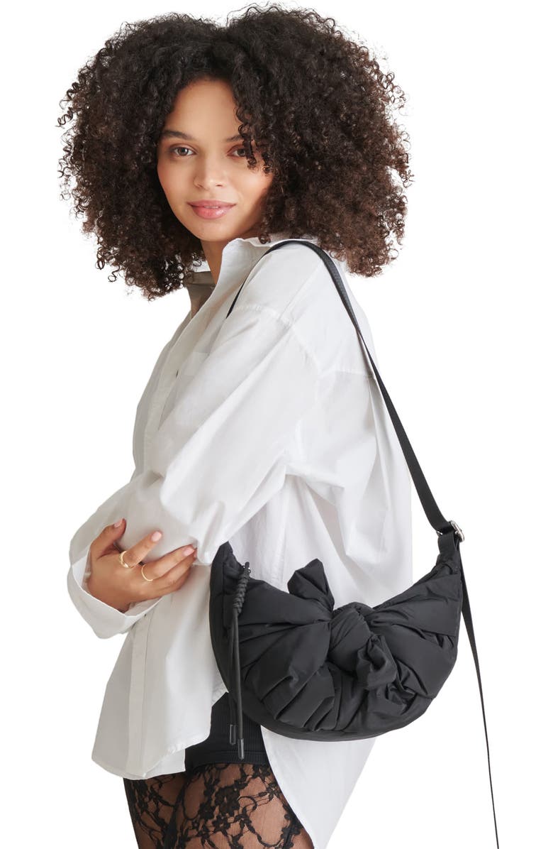 Dolce Vita Bow Crossbody Bag, Alternate, color, Black