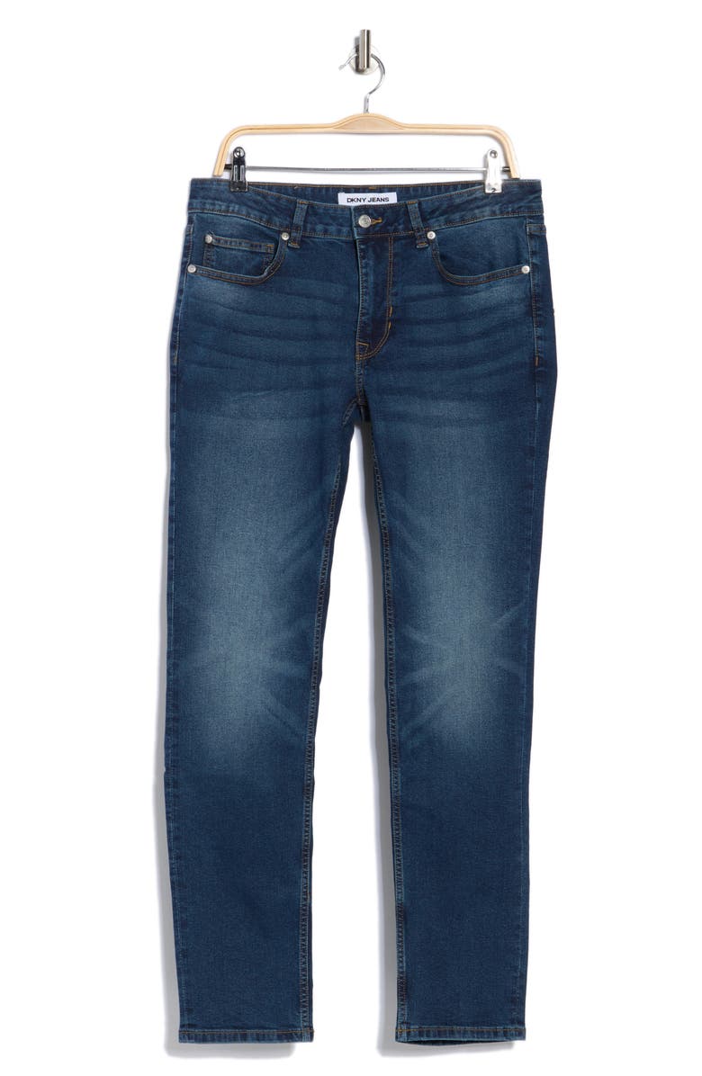 DKNY SPORTSWEAR Mercer Skinny Jeans, Alternate, color, Hawaiian Ocean