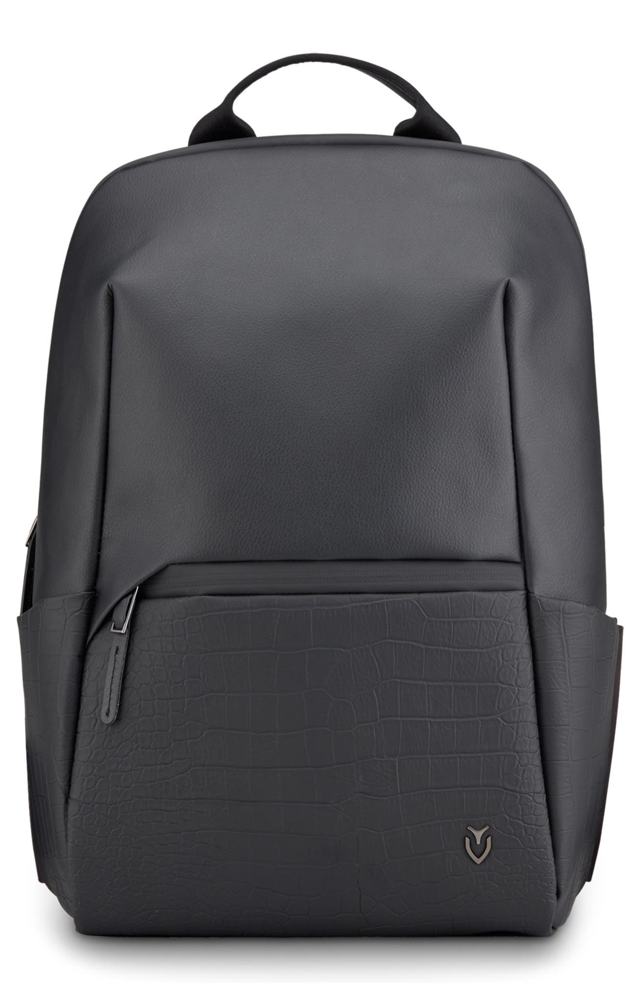 Vessel Signature 2.0 Lite Faux Leather Backpack, Main, color, 