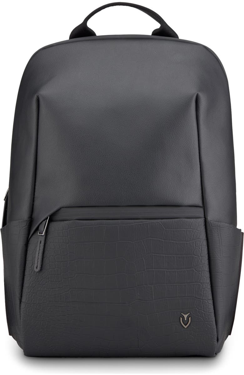 Vessel Signature 2.0 Lite Faux Leather Backpack, Main, color,