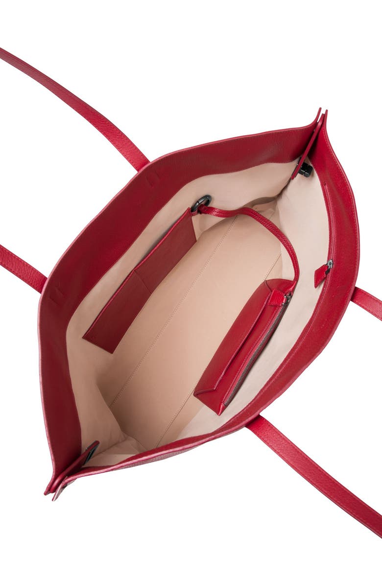 Akris 'Ai Medium Shoulder Tote' Leather Shoulder Tote, Alternate, color,