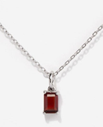 Little Sky Stone Silver Birthstone Necklace