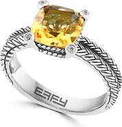 EFFY Citrine & White Topaz Ring