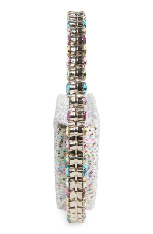 L'alingi Eternity Crystal Embellished Clutch In Multi