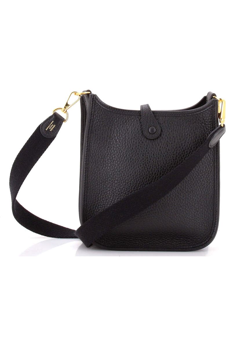 Pre-Owned Hermes Evelyne Bag Gen III Clemence TPM, Alternate, color, Noir