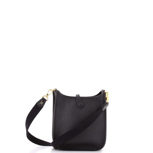 Pre-owned Hermes Hermes Evelyne Bag Gen Iii Clemence Tpm In Black