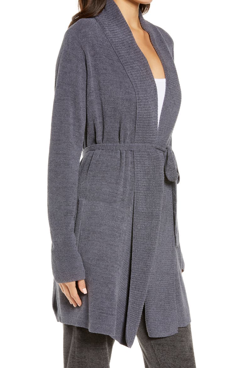 CozyChic™ Drape Rib Cardigan, Alternate, color, PACIFIC BLUE