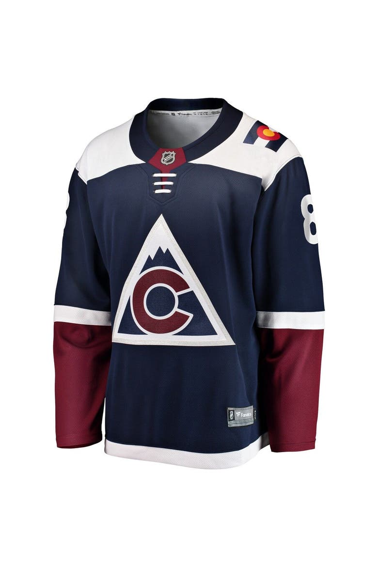 Men's Fanatics Branded Cale Makar Navy Colorado Avalanche Alternate 2018/19 Premier Breakaway Player Jersey, Alternate, color, Navy