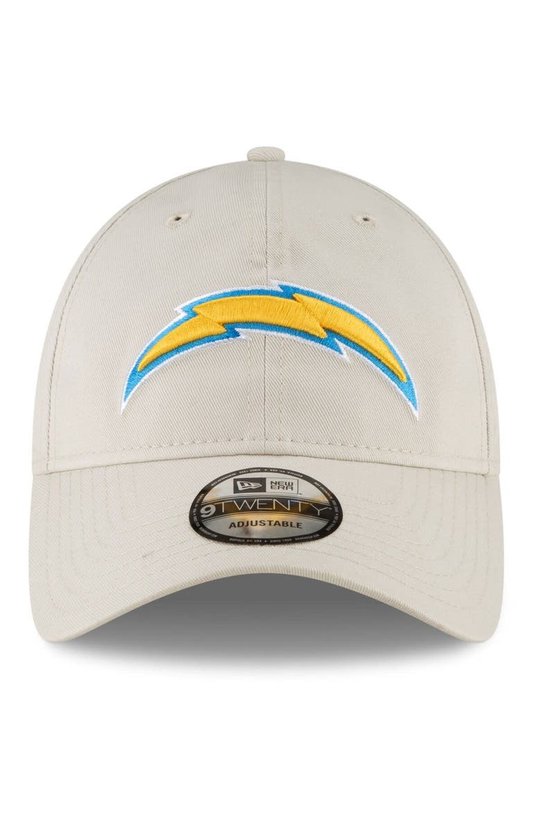 New Era Men's New Era Khaki Los Angeles Chargers DB Playmaker 9TWENTY Adjustable Hat, Alternate, color,