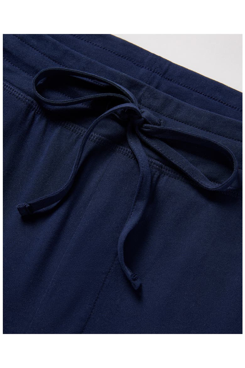 Pima Cotton Pajama Shorts, Alternate, color, NAVY
