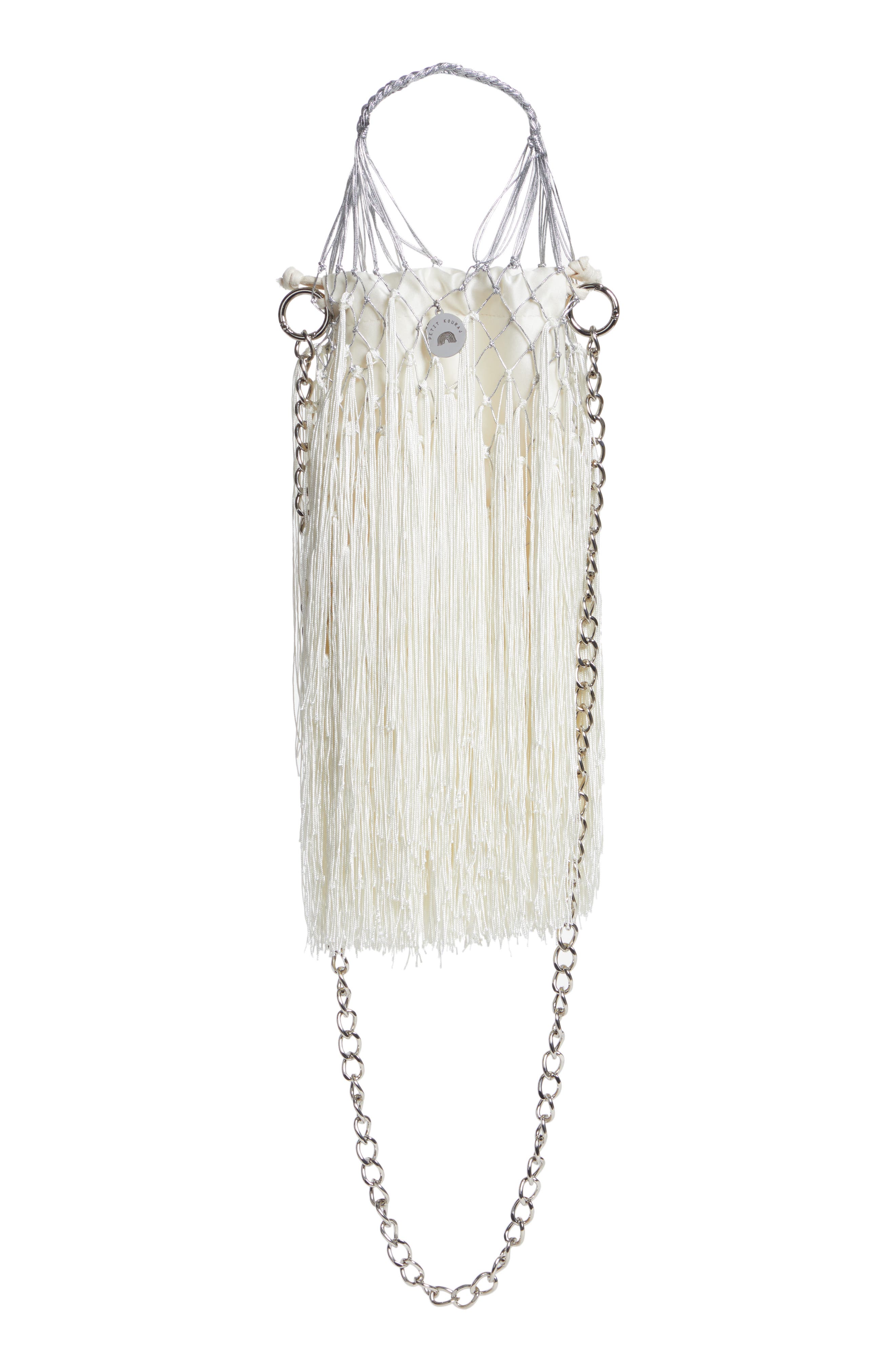 Petit Kouraj Mini Fringe Top Handle Bag, Alternate, color, 