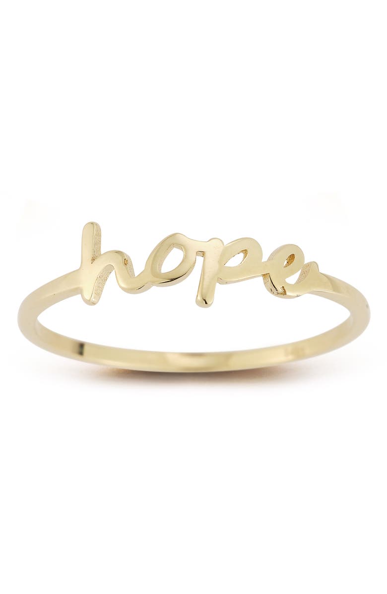 Ember Fine Jewelry Hope Ring, Main, color, Gold