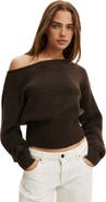 Cotton On Women's Softest Luxe Off Shoulder Knit