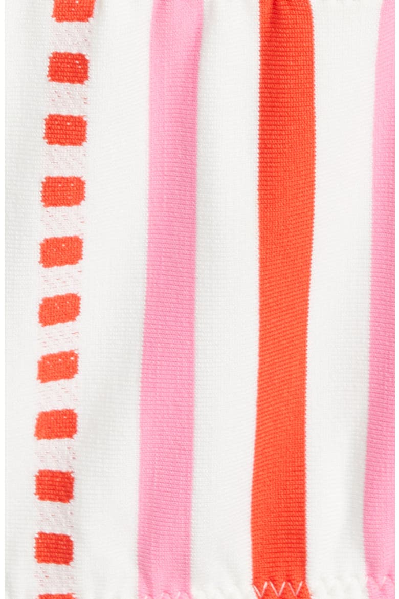 Eshe Puff Sleeve Bikini Top, Alternate, color, PINK
