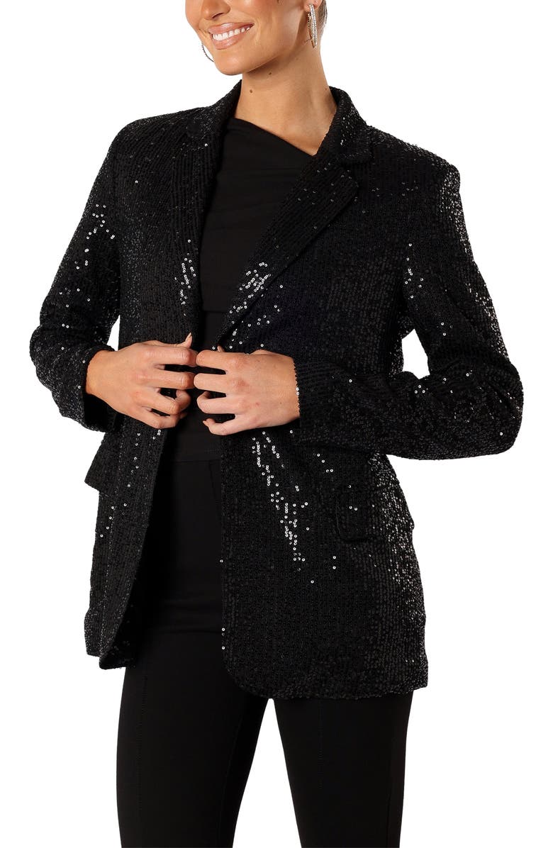 Petal & Pup Sawyer Sequin Blazer, Main, color,