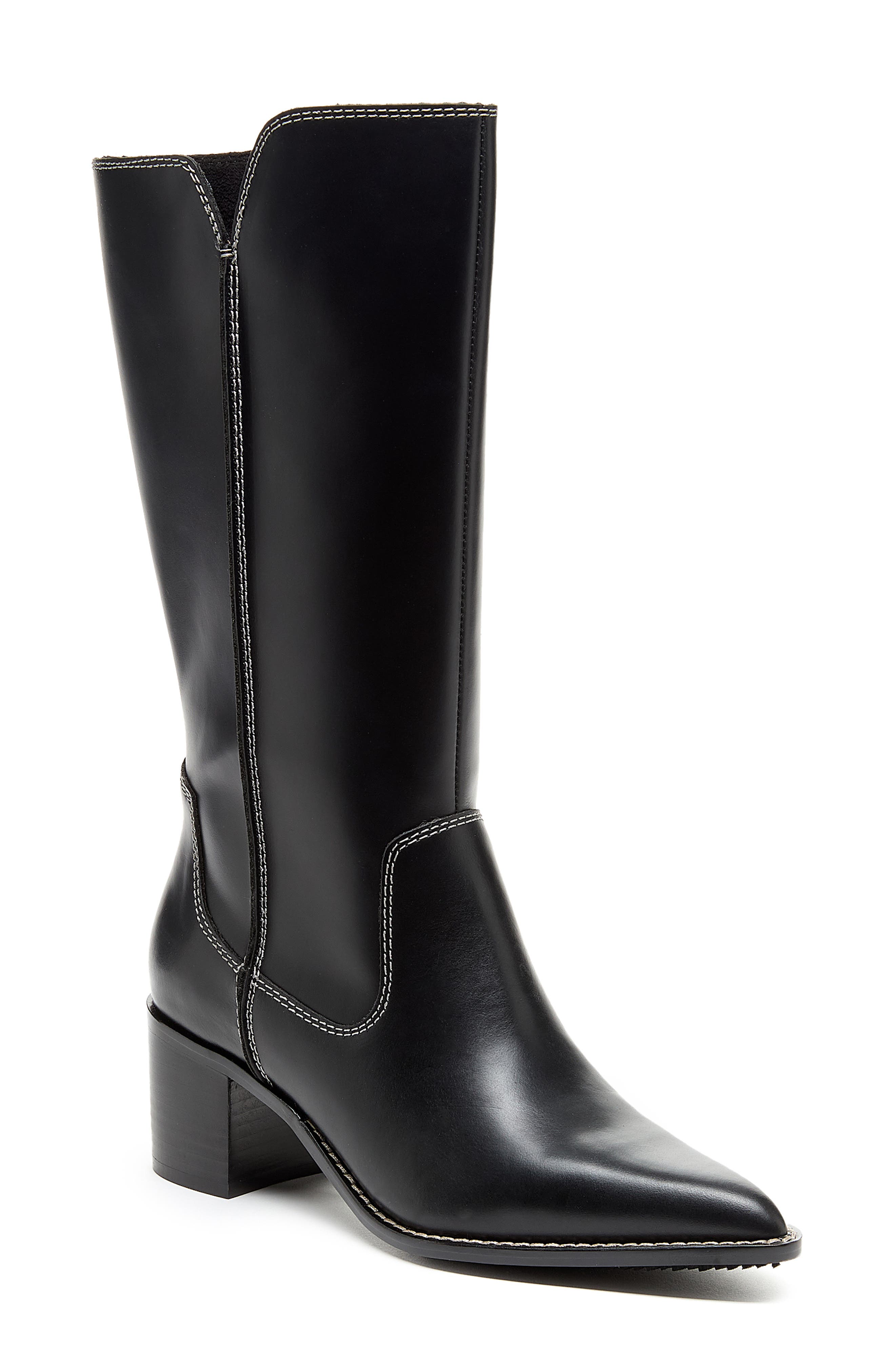 Kelsi Dagger Brooklyn Marshall Pointed Toe Boot, Main, color, Black