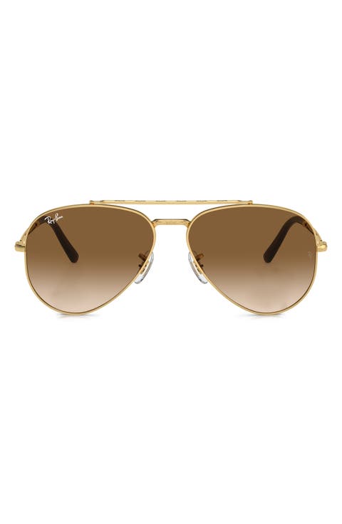 New Aviator 58mm Gradient Sunglasses