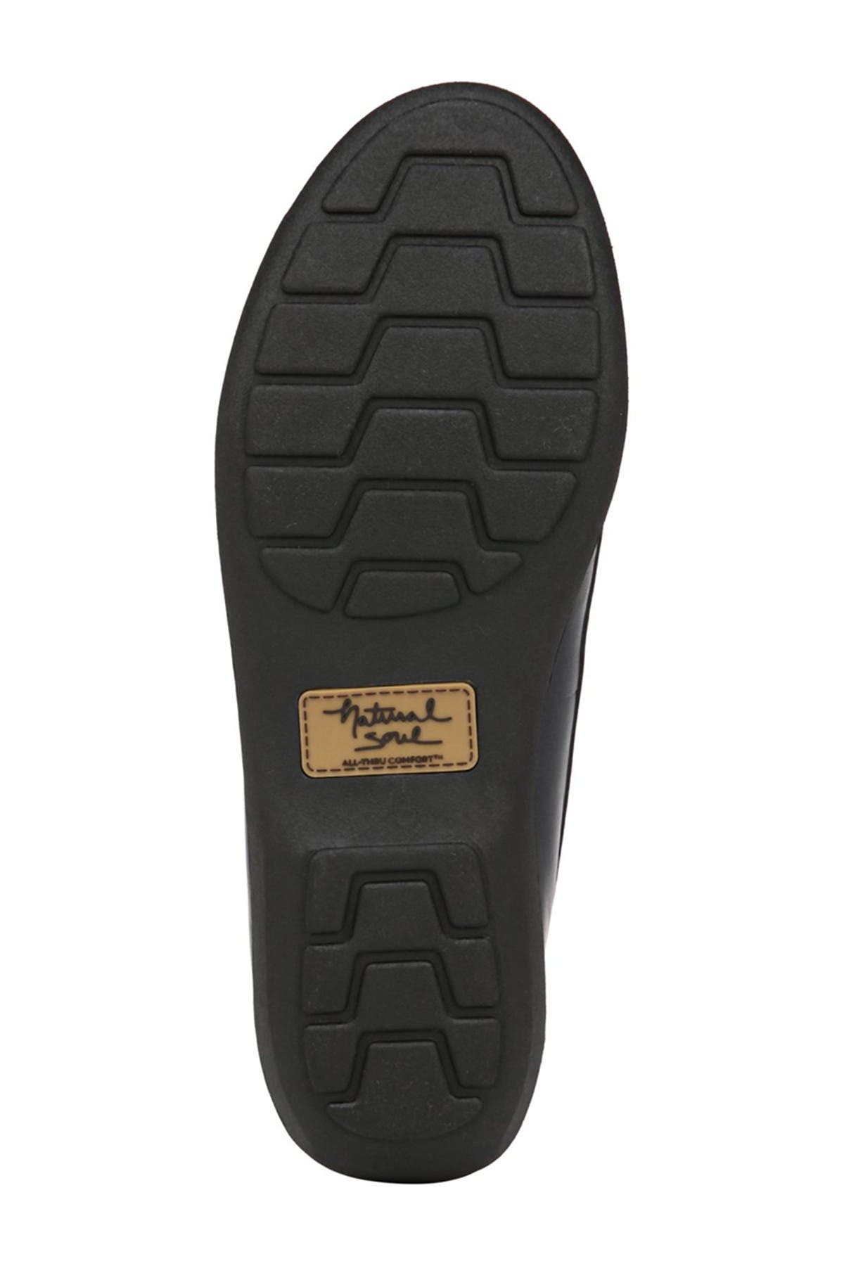 Kacy Leather Slip-On Loafer - Wide Width Available, Alternate, color, NAVY LEATHER