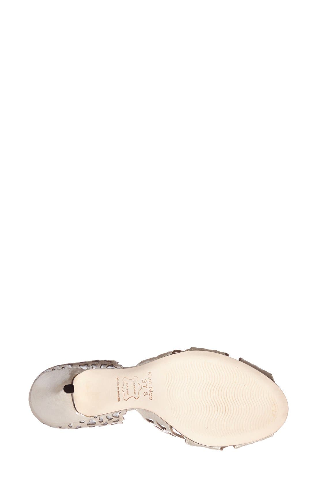 'Artesia' d'Orsay Pump, Alternate, color, SILVER