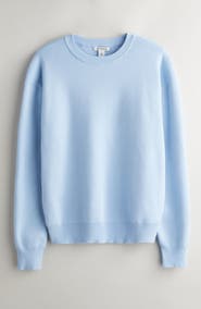 Nordstrom Relaxed Fit Crewneck Cotton Blend Sweater
