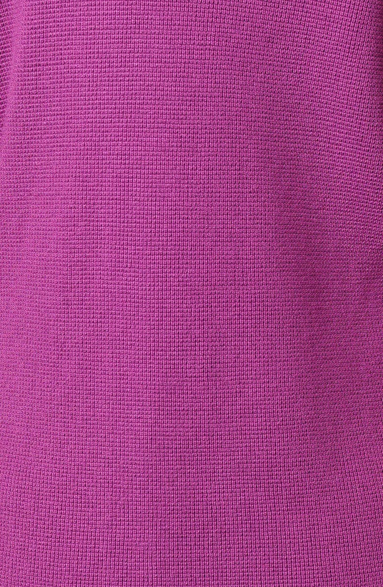 CYRUS Open Front Waffle Cardigan, Alternate, color, Cattleya Orchid