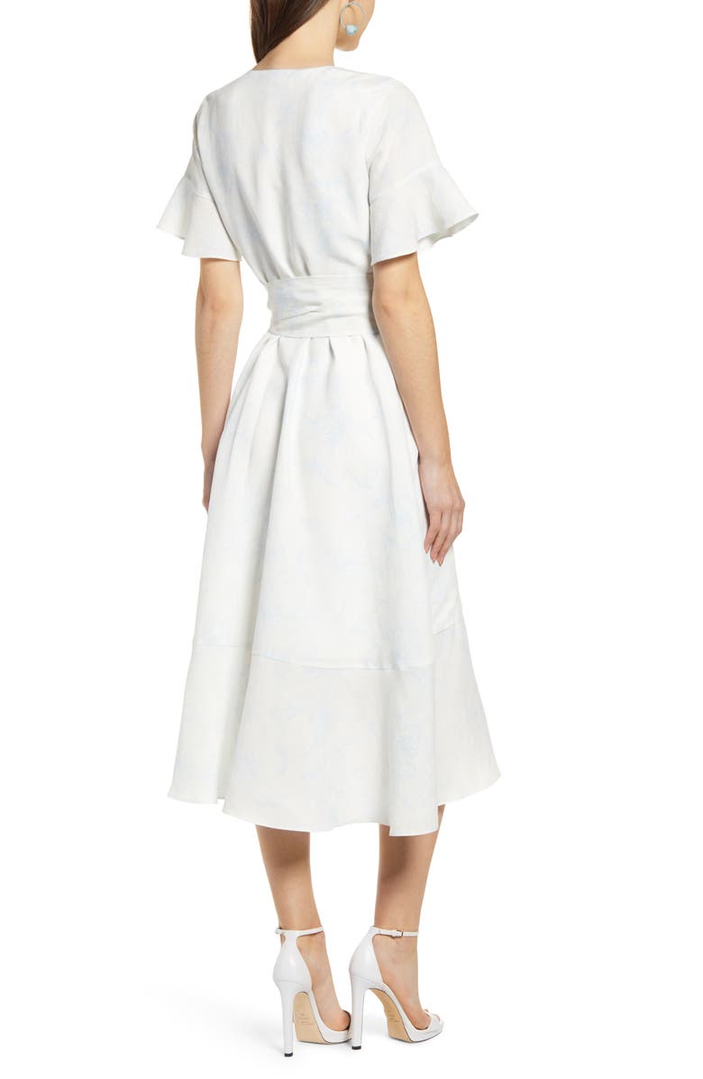 Rachel Parcell Ruffle Wrap Dress, Alternate, color,