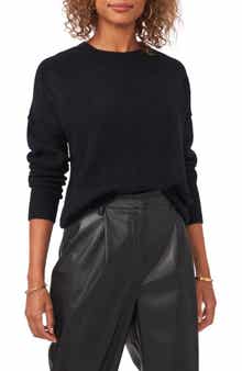 Vince Camuto Exposed Seam Crewneck Sweater