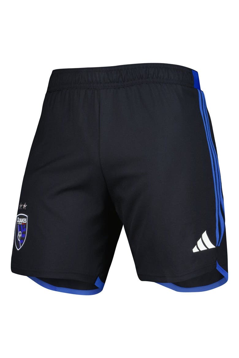 Men's adidas Black San Jose Earthquakes 2023 Away AEROREADY Authentic Shorts, Alternate, color, Black