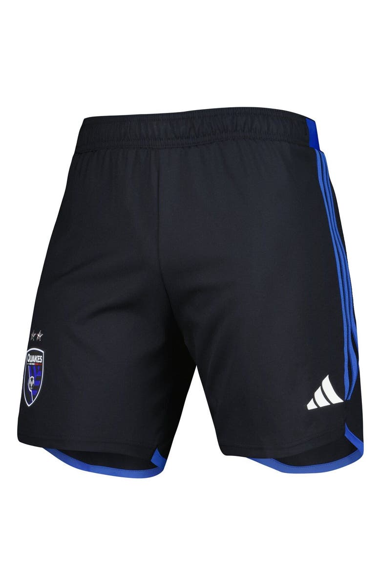 adidas Men's adidas Black San Jose Earthquakes 2023 Away AEROREADY Authentic Shorts, Alternate, color, Black