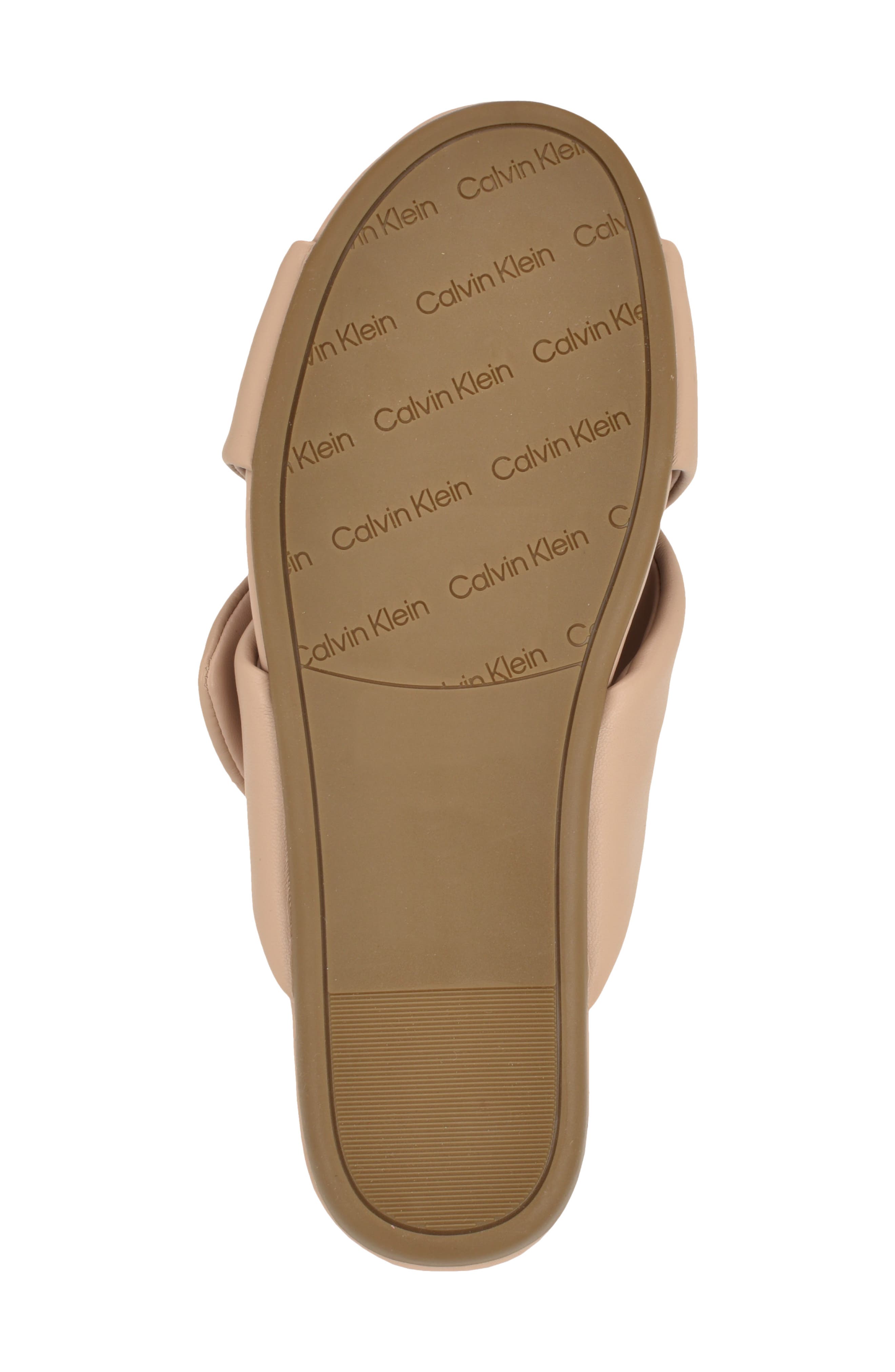 Calvin Klein Renley Slide Sandal, Alternate, color, Light Natural