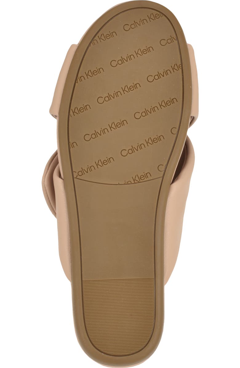 Calvin Klein Renley Slide Sandal, Alternate, color, Light Natural
