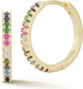 SPHERA MILANO Cubic Zirconia Hoop Earrings