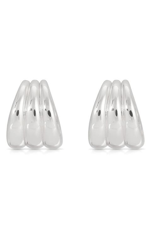 Rooted Vines Medium Hoop Earrings