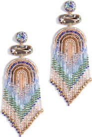 Deepa Gurnani Ishani Beaded Drop Earrings