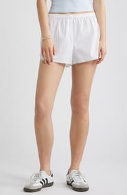 BP. Cotton Seersucker Boxer Shorts