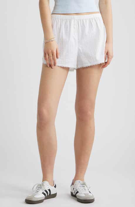 Cotton Seersucker Boxer Shorts