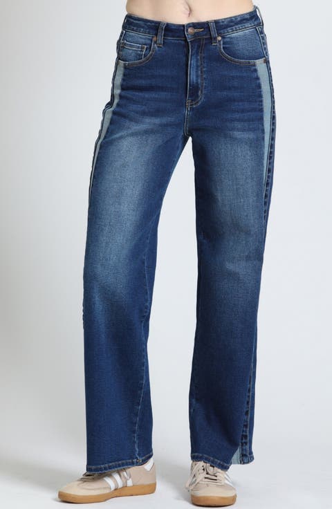 Side Line Mid Rise Bootcut Jeans