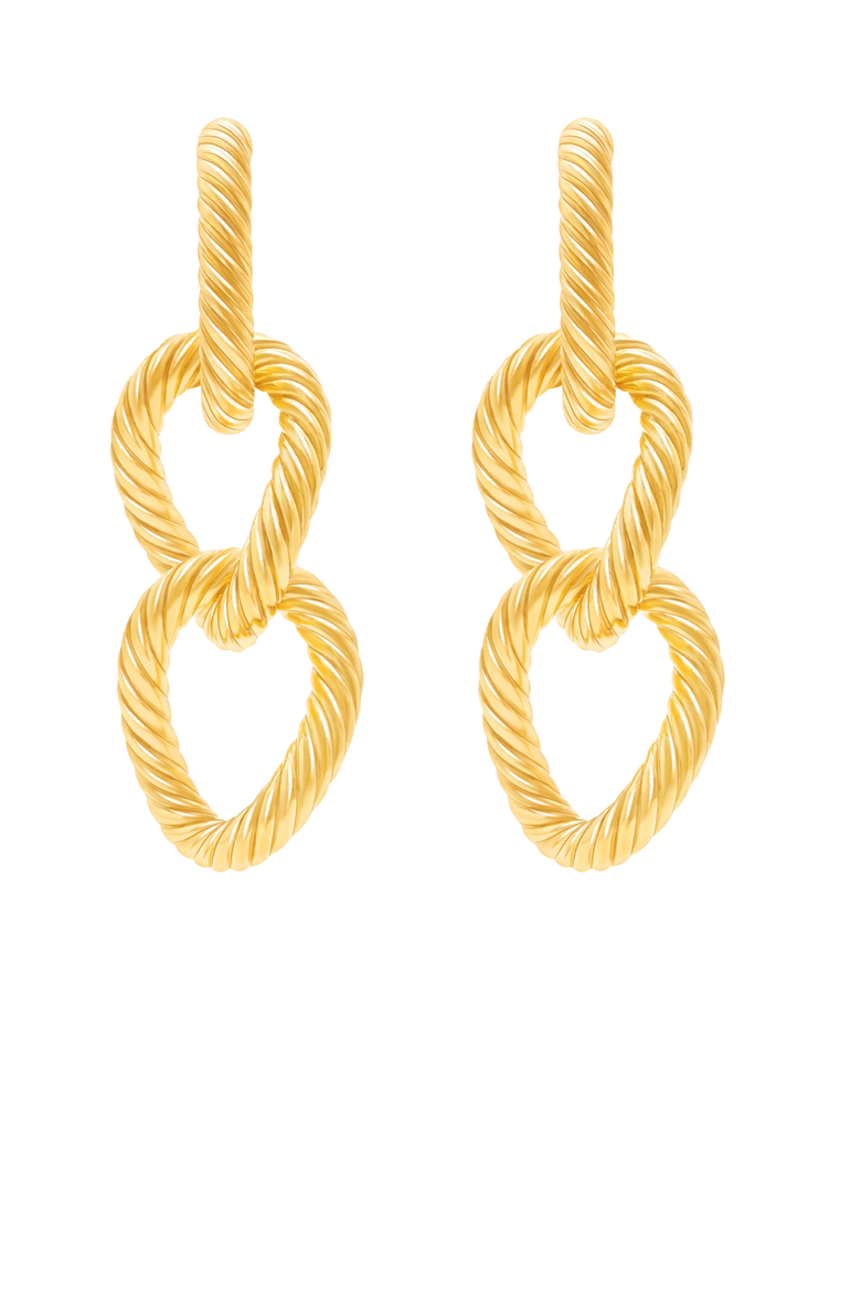 Willemstad Earrings, Main, color, Gold